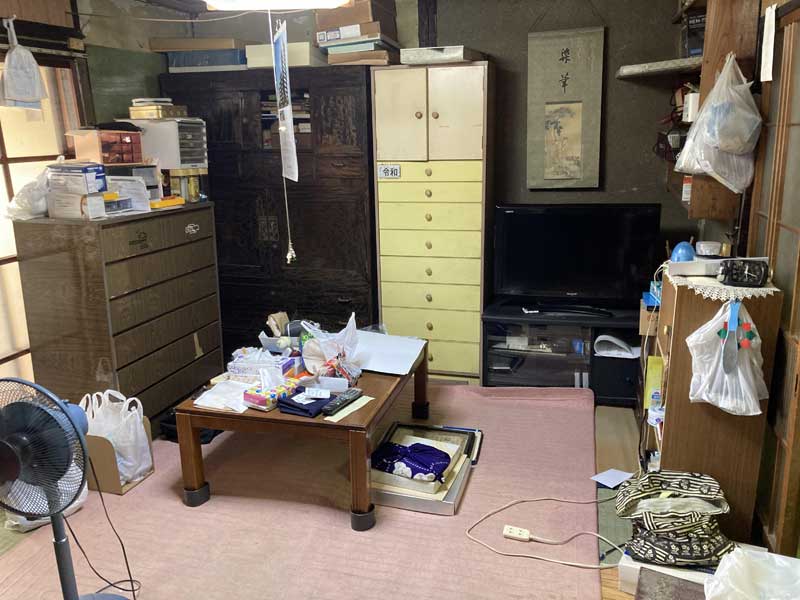 不用品回収部屋撮影方法