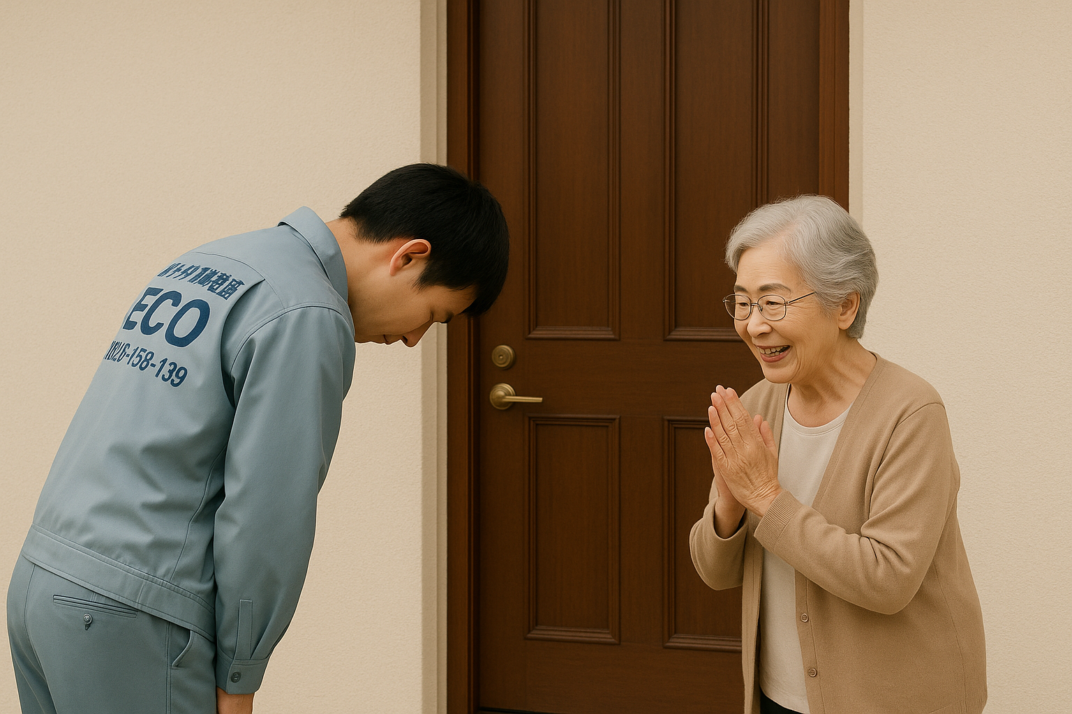 作業を完了させていただきます