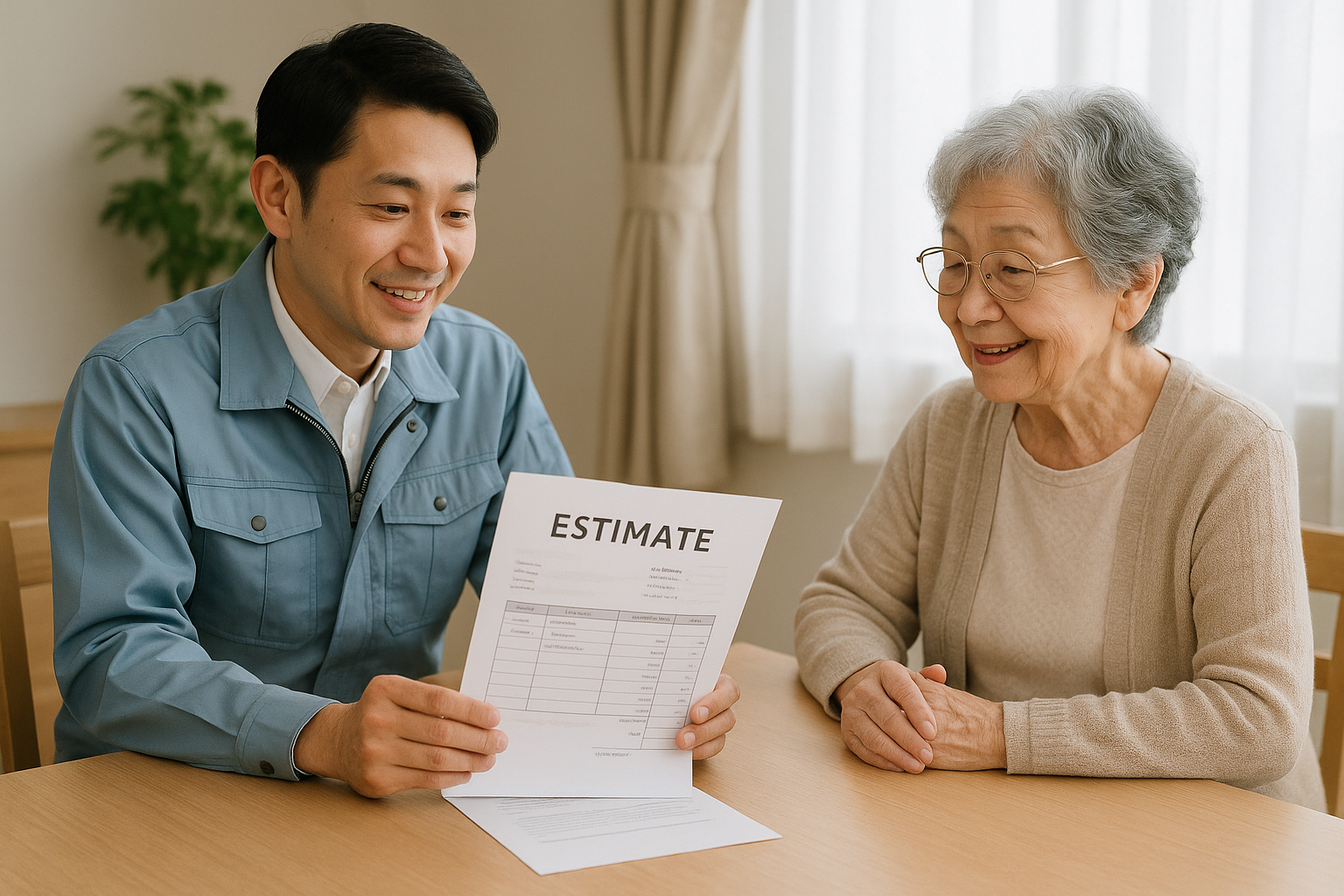 お見積りは無料です